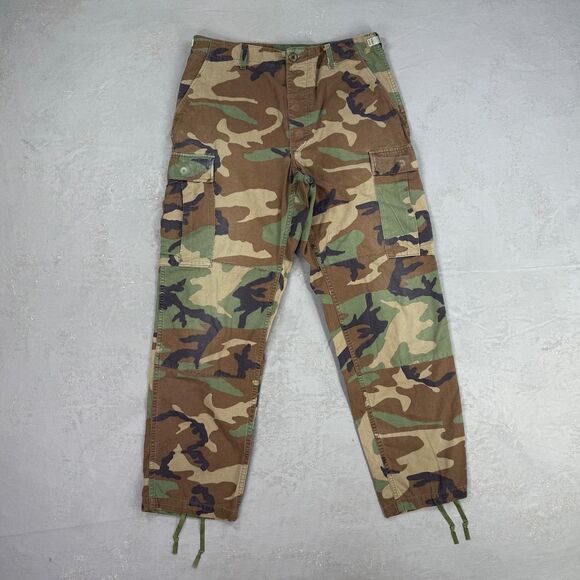 Vintage 1997 U.S. Military Woodland Camo Cargo Pants Fit 34 x 31 - Picture 1 of 7